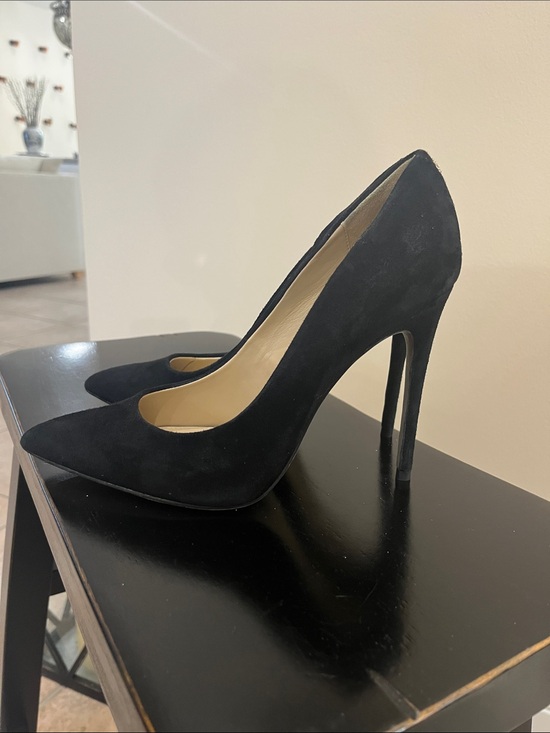Sam Edelman Shoes - Sam Edelman Danna Classic Black Suede Pointed-Toe Stiletto Pumps